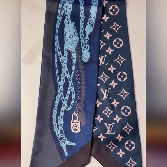 Hair Tie,Twilly, Scarf-100% SilkFashion - Picture 3 of 5